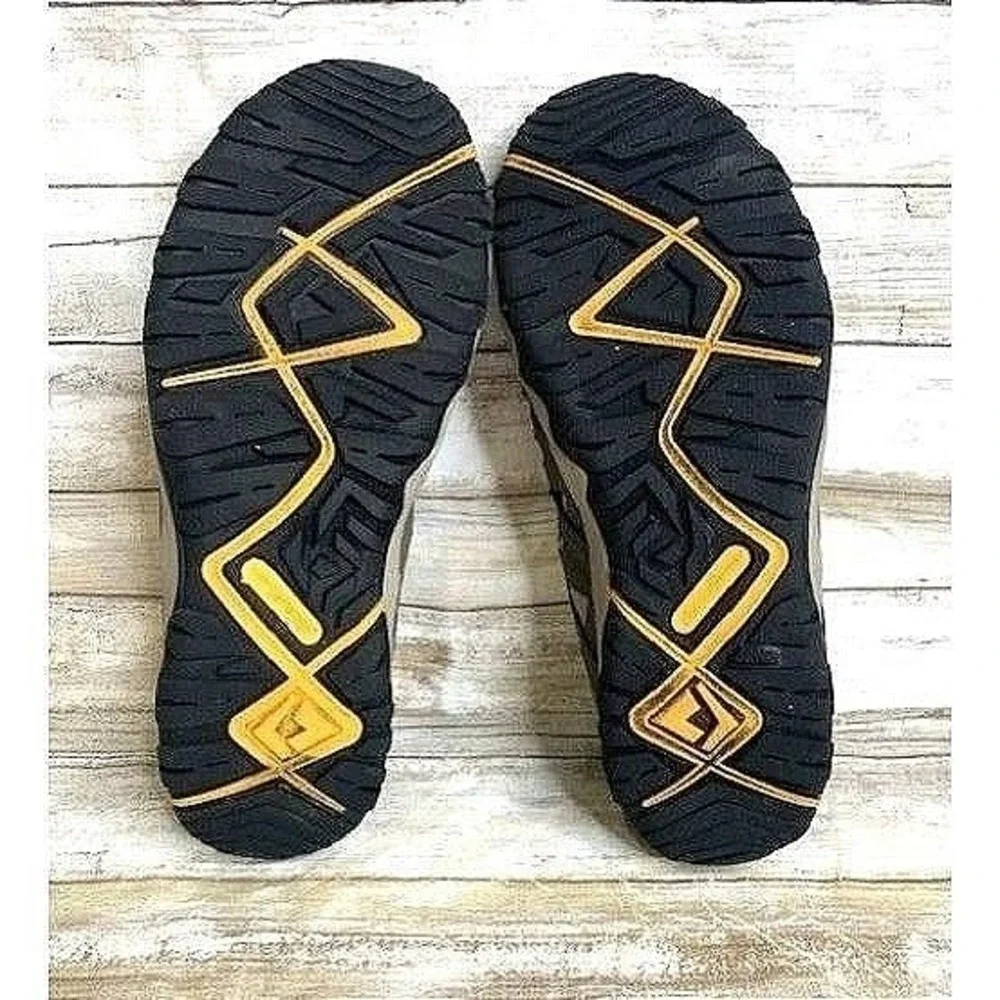 Eddie Bauer‎ Men's Hiking Sandals 10M Brown & Black Synthetic Durable Footwear